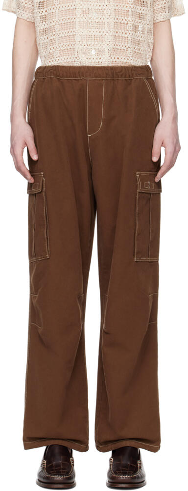 CMMN SWDN Brown Sasha Cargo Pants Cover