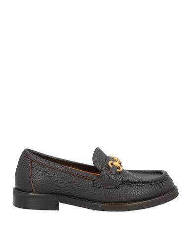 Mara Bini Woman Loafers Dark brown Leather Cover