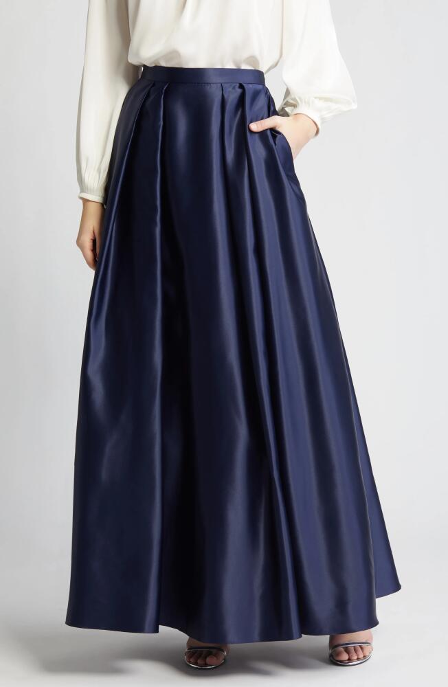 Alex Evenings Satin Ball Skirt in Dark Navy Cover