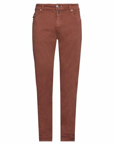 Tramarossa Man Jeans Brown Cotton, Polyester, Elastane Cover