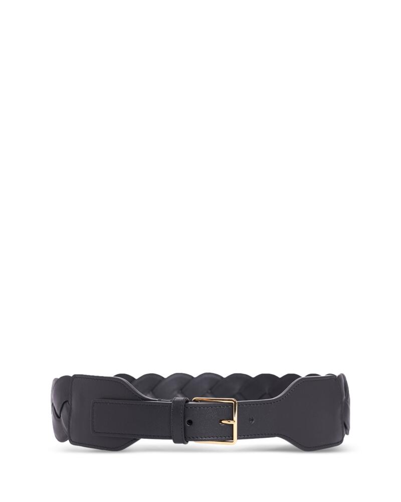 Altuzarra Women's Skinny Braid Leather Belt Cover