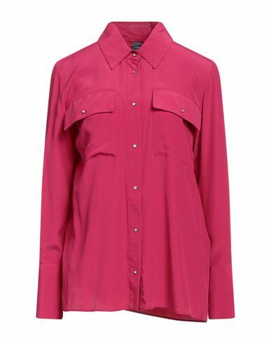 Lorena Antoniazzi Woman Shirt Fuchsia Acetate, Silk Cover