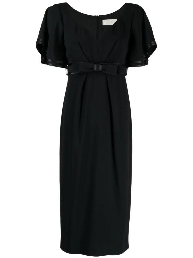 JANE Ruby midi dress - Black Cover