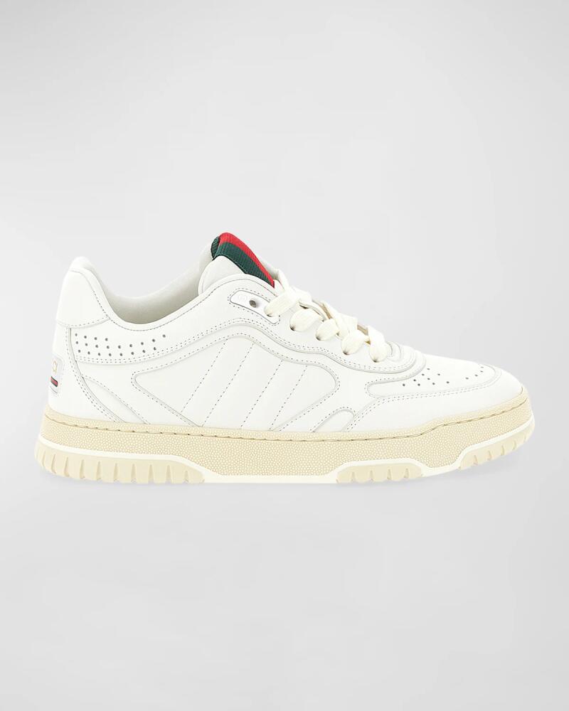 Gucci ReWeb Sparrow Low-Top Leather Sneakers Cover