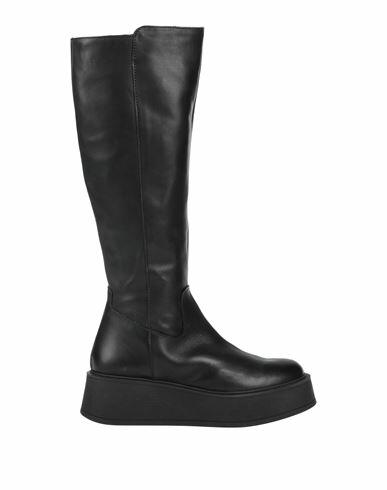 Paola Ferri Woman Boot Black Soft Leather Cover