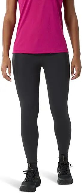 Arc'teryx 26 Essent High-Rise Leggings (Black) Women's Casual Pants Cover