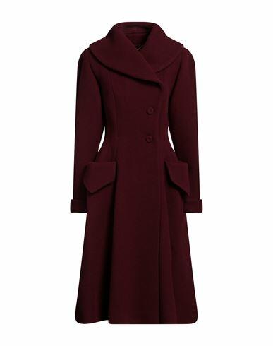 Moschino Woman Coat Garnet Wool, Polyamide Cover