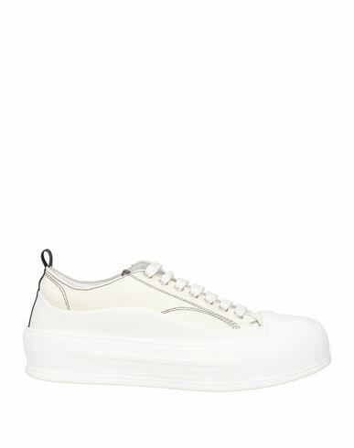 Lemaré Woman Sneakers White Textile fibers Cover