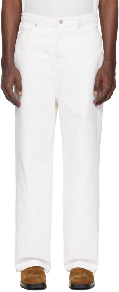 Recto White Wide Jeans Cover