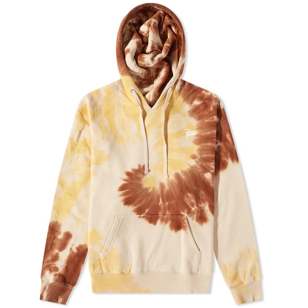 Patta Men's Tie Dye Hoodie in Tapioca Cover