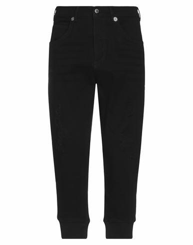 Neil Barrett Man Pants Black Cotton, Elastane Cover