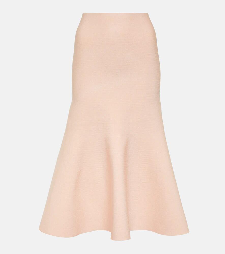 Victoria Beckham High-rise flared midi skirt Cover