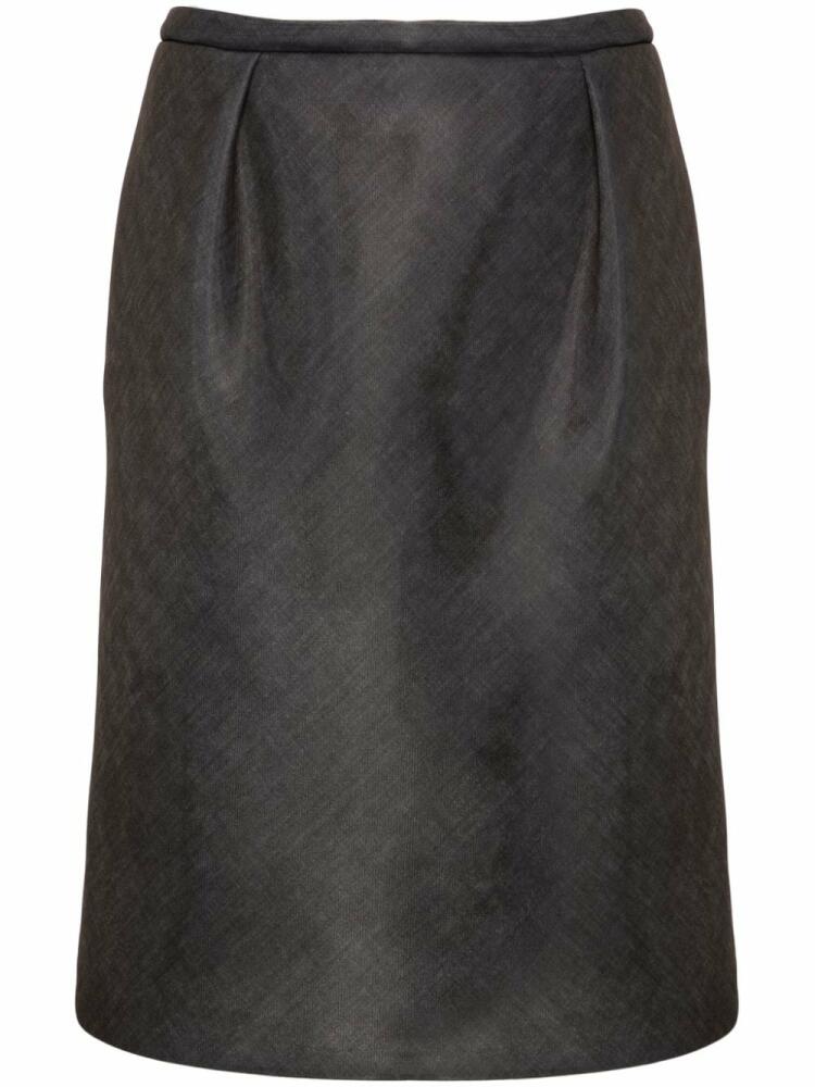 Philosophy Di Lorenzo Serafini wrap midi skirt - Grey Cover