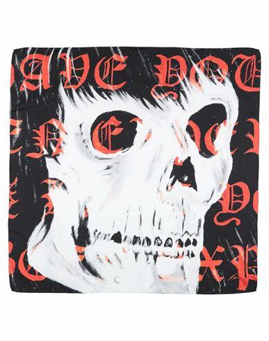 Amiri Man Scarf Black Silk Cover