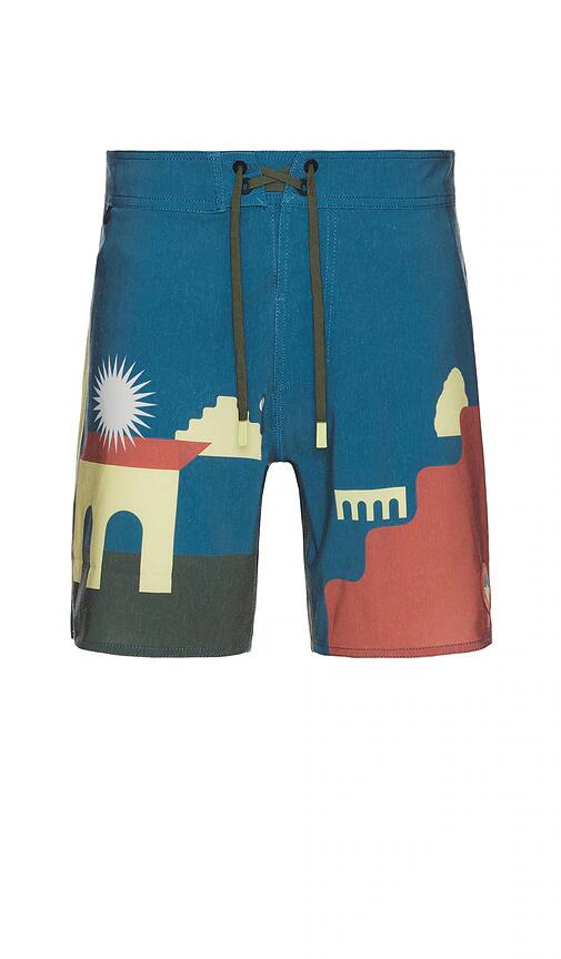 ROARK Passage 17 Swim Short in Blue Cover