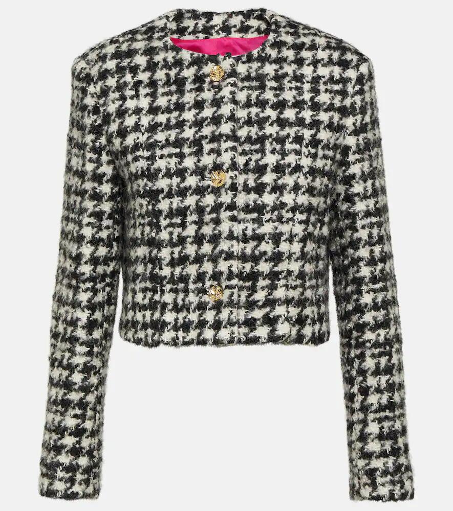 Nina Ricci Houndstooth cropped jacket Cover