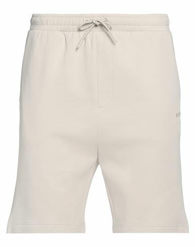 Boss Man Shorts & Bermuda Shorts Light grey Cotton, Elastane Cover