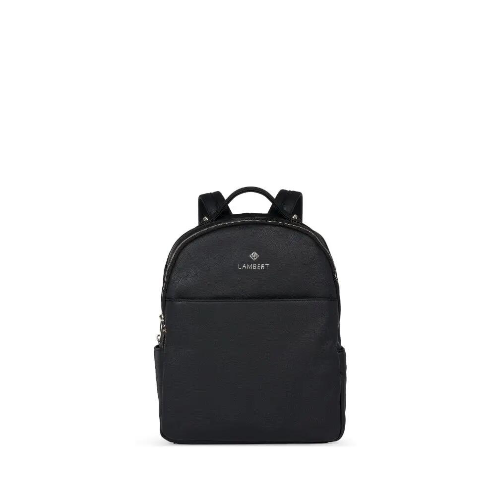 Lambert The Charlotte - Vegan Leather Backpack in Black Cover