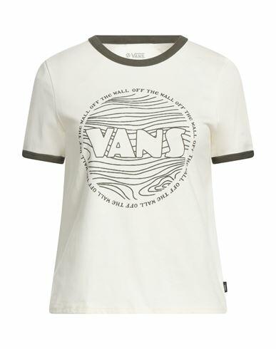 Vans Woman T-shirt Ivory Cotton Cover