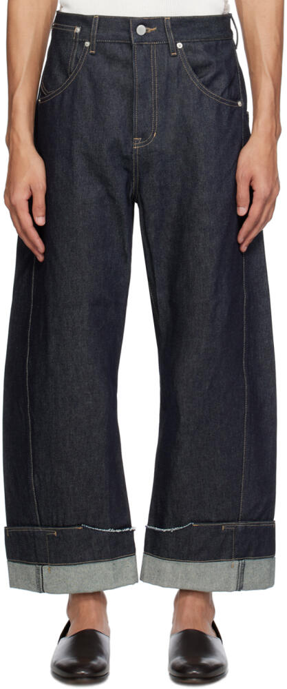 Marina Yee Indigo Oversized Jeans Cover