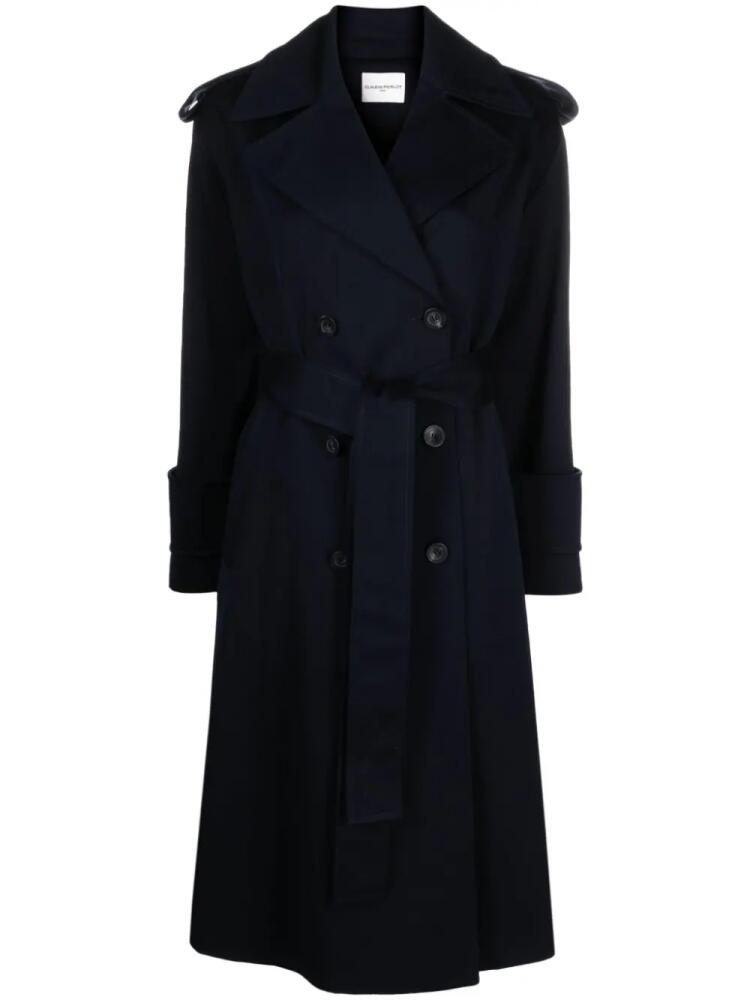 Claudie Pierlot double-breasted trench coat - Blue Cover