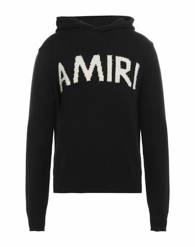 Amiri Man Sweater Black Cotton, Cashmere Cover