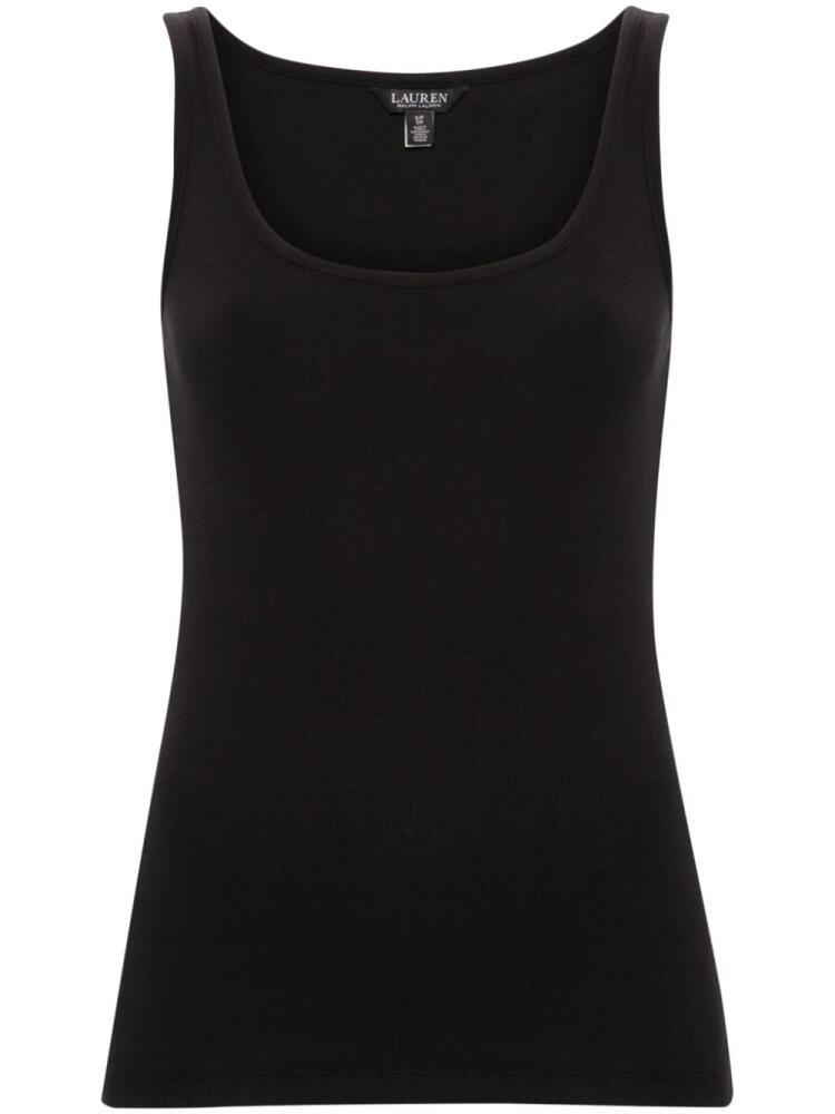 Lauren Ralph Lauren Kelly fine-ribbed tank top - Black Cover