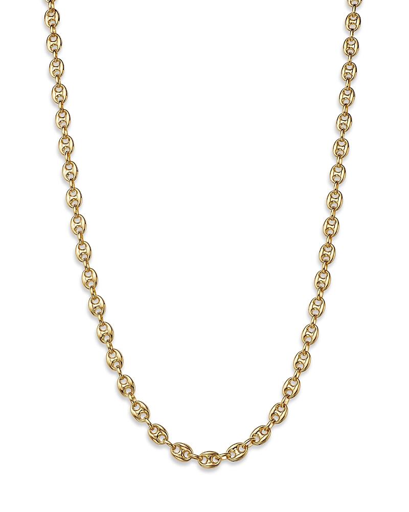 Bloomingdale's Fine Collection Men's Puffed Mariner Link Chain Necklace in 14K Yellow Gold, 24 - Exclusive Cover