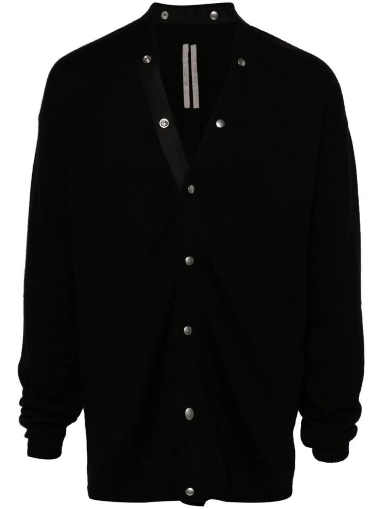 Rick Owens Peter decorative button-detail cardigan - Black Cover