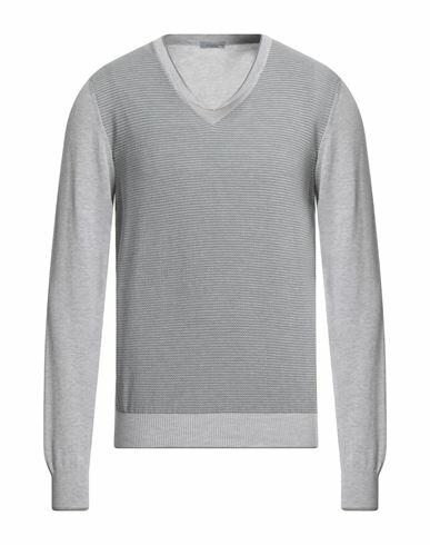 Malo Man Sweater Light grey Cotton Cover