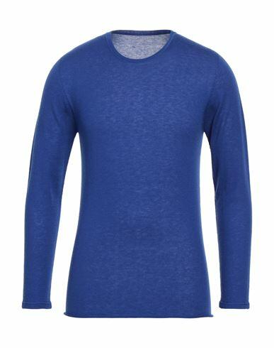 Majestic Filatures Man Sweater Bright blue Cashmere Cover