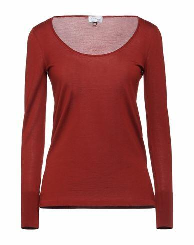 Ferragamo Woman Sweater Brick red Virgin Wool Cover