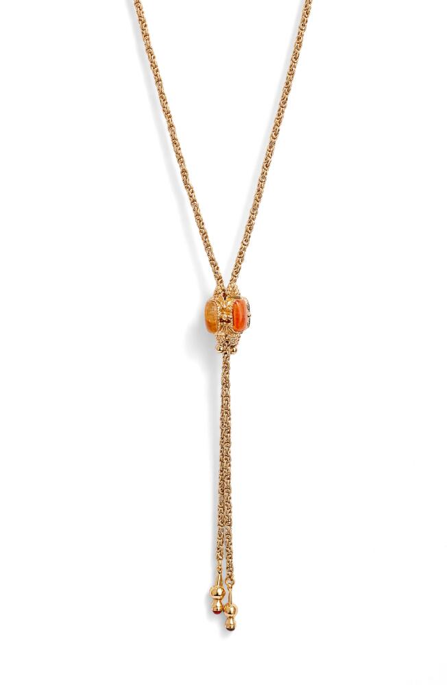 Gas Bijoux Serti Talisman Necklace in Gold Cover