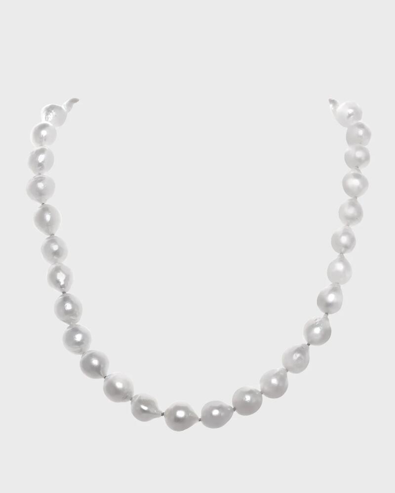 Margo Morrison Small White Baroque Pearl Necklace, 10-12mm, 18"L Cover