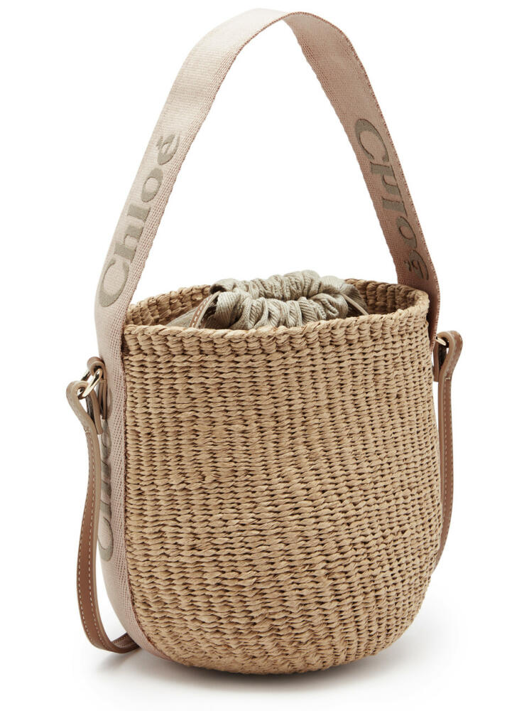 Chloe Woody Raffia Bucket bag - Beige Cover