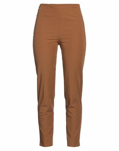 Pt Torino Woman Pants Brown Cotton, Polyamide, Elastane Cover