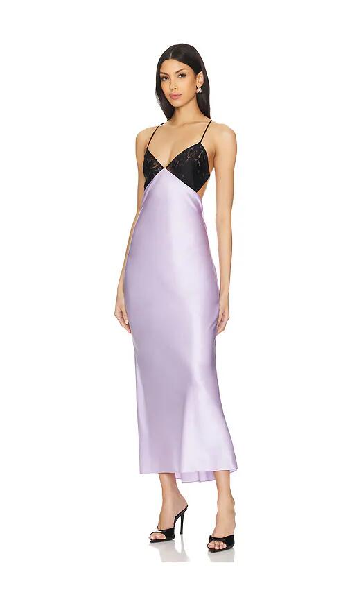 The Sei Bias Midi Dress in Lavender Cover