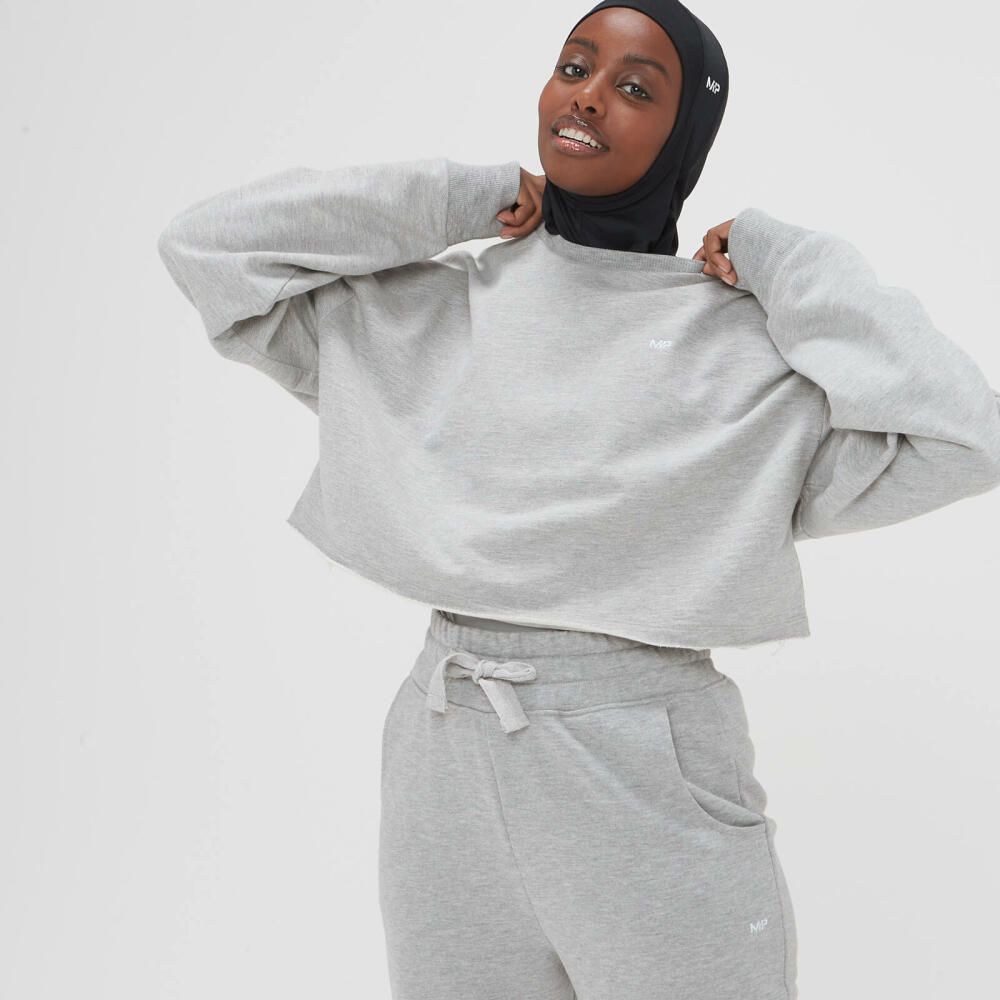 MP Women's Composure Cropped Sweatshirt - Grey Marl Cover