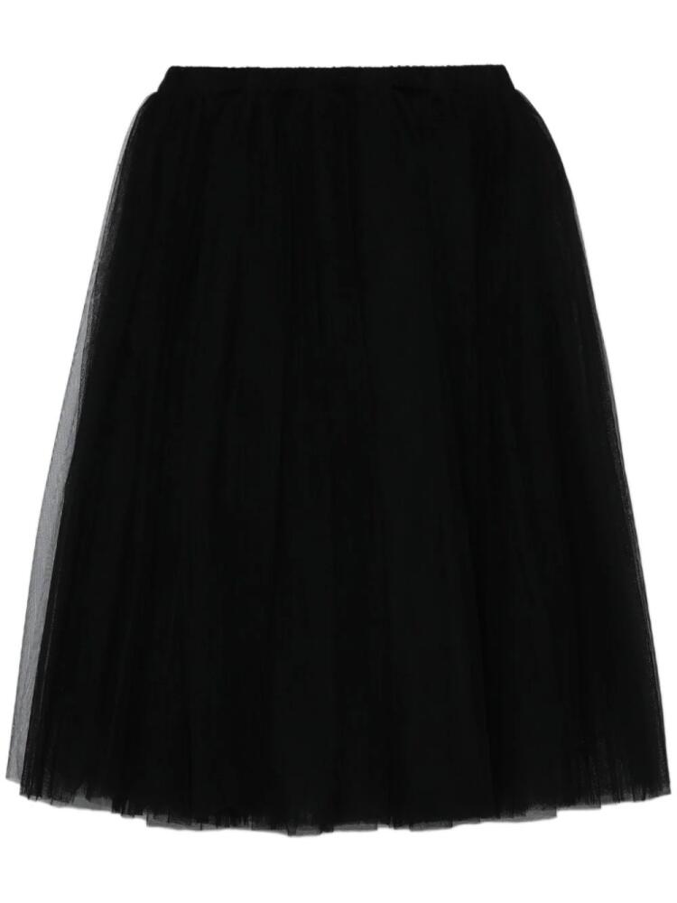 Black Comme Des Garçons tulle midi skirt Cover