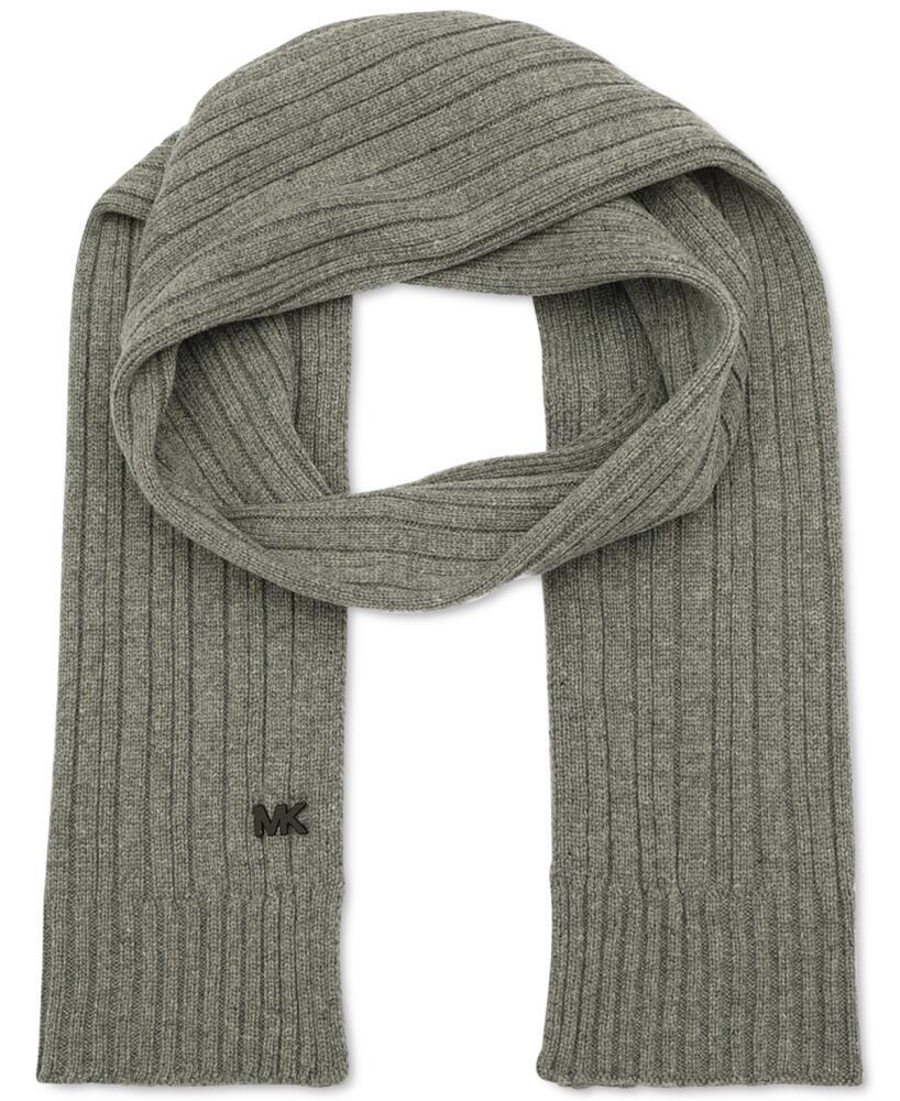 Michael Kors Men's Ribbed Scarf - Ash Melang Cover