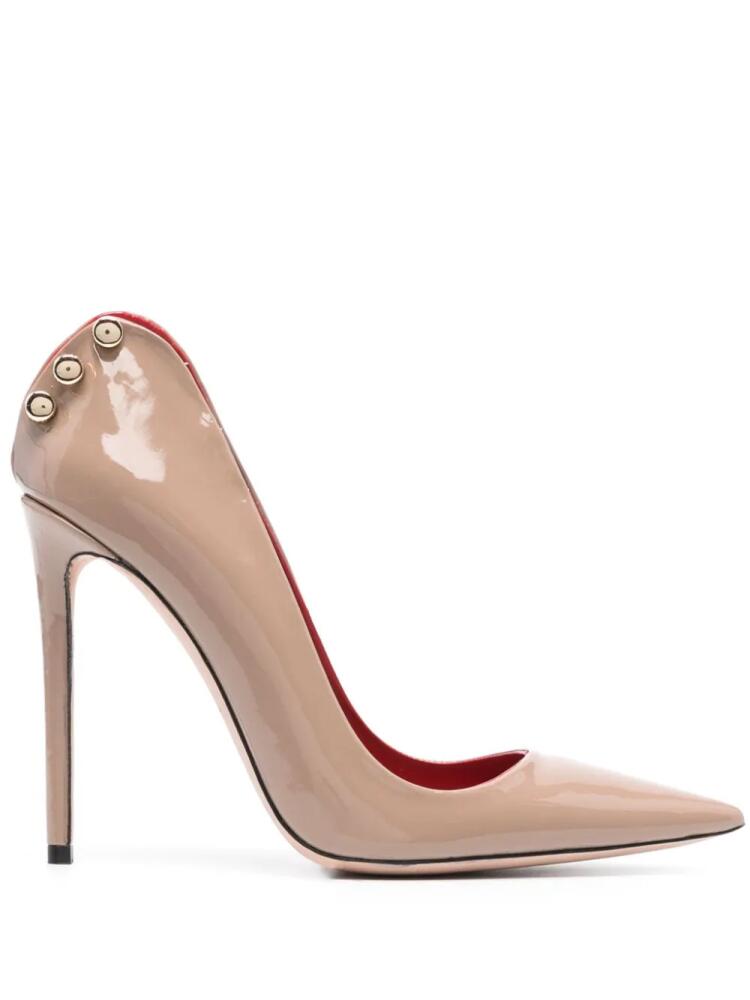 HARDOT Supreme Ass 101mm patent-finish pumps - Neutrals Cover