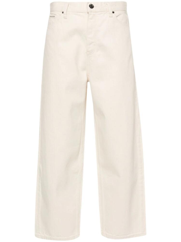 Calvin Klein high-rise cropped jeans - Neutrals Cover