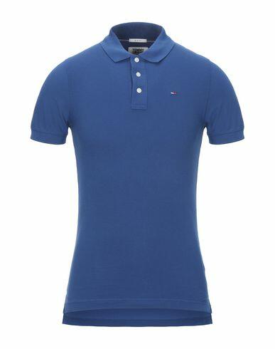 Tommy Jeans Man Polo shirt Blue Cotton Cover