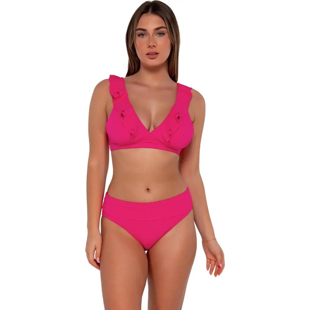 Sunsets Willa Wireless-38E/36F/34G in Begonia Sandbar Rib Cover