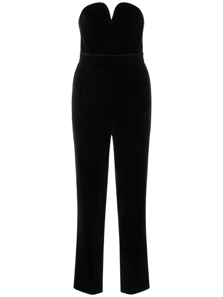 BLAZÉ MILANO Jealousy Cotton Velvet Jumpsuit Cover