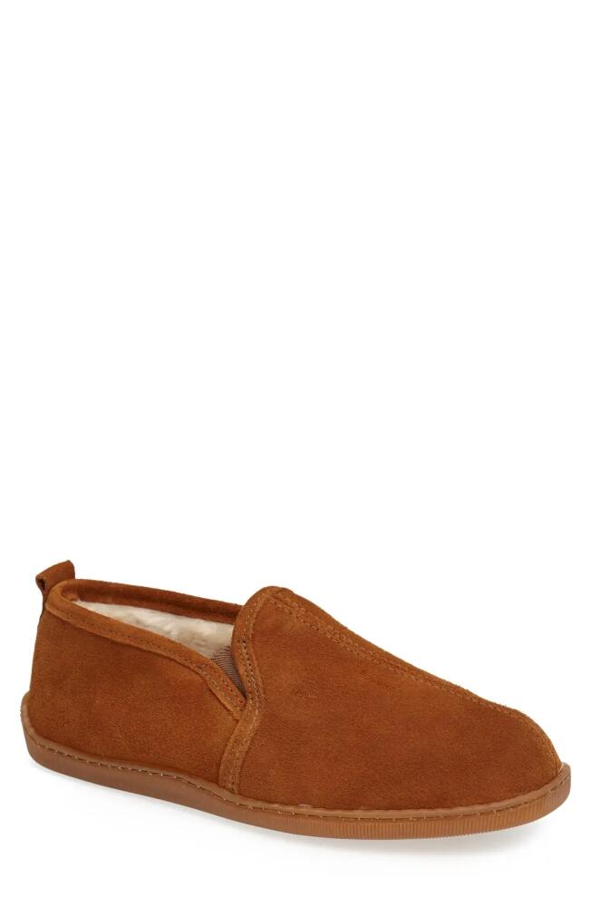 Minnetonka Suede Slipper in Brown Cover