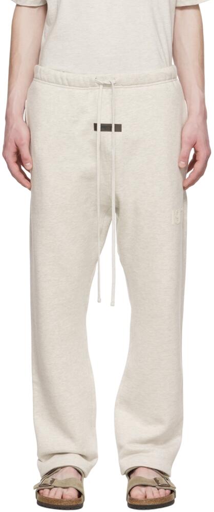 Fear of God ESSENTIALS Off-White Cotton Lounge Pants Cover