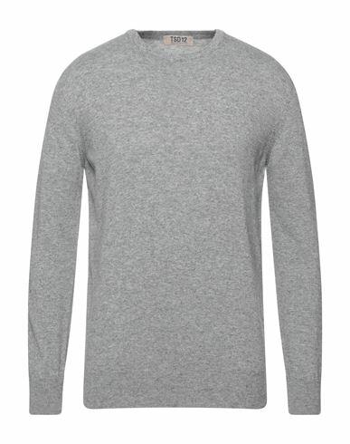 Tsd12 Man Sweater Grey Merino Wool, Viscose, Polyamide, Cashmere Cover