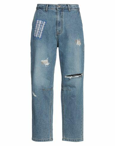 Ader Error Man Jeans Blue Cotton Cover