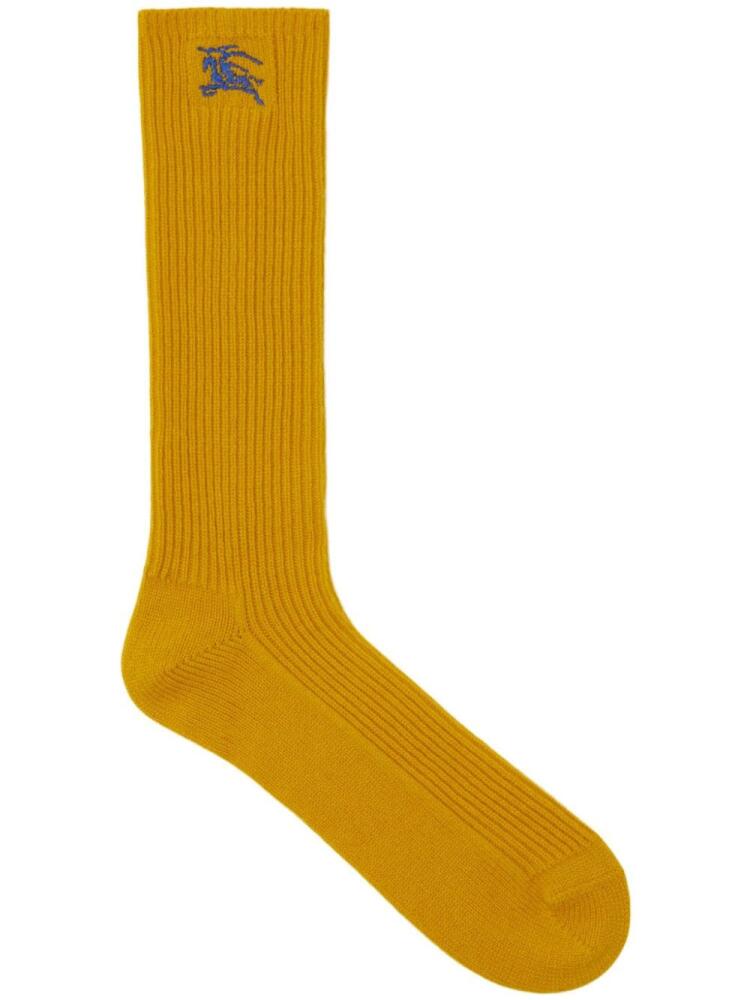 Burberry EKD ribbed socks - Yellow Cover